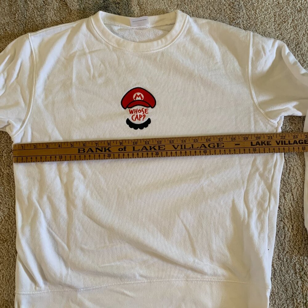 Universal Studios Japan Mario Whose Cap Sweatshirt - image 8